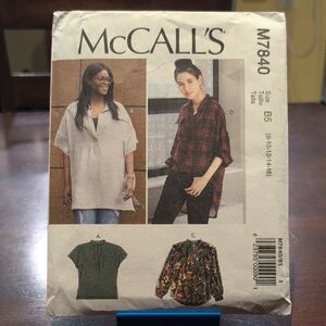 McCall's M7840 B5 Women's Tops Pattern